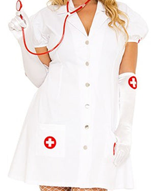 Nurse on Duty Womens Plus Size Costume