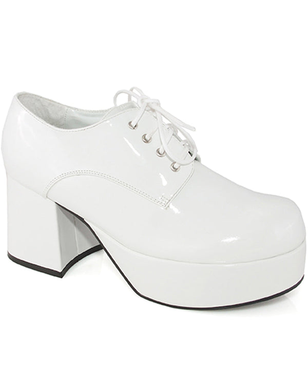 70s Pimp White Mens Shoes