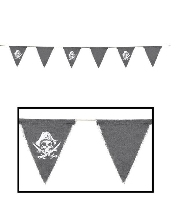 Pirate Fabric Pennant Banner