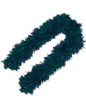 Plush Teal Blue Boa