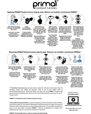 Dracula Primal 14mm Red and Black Contact Lenses