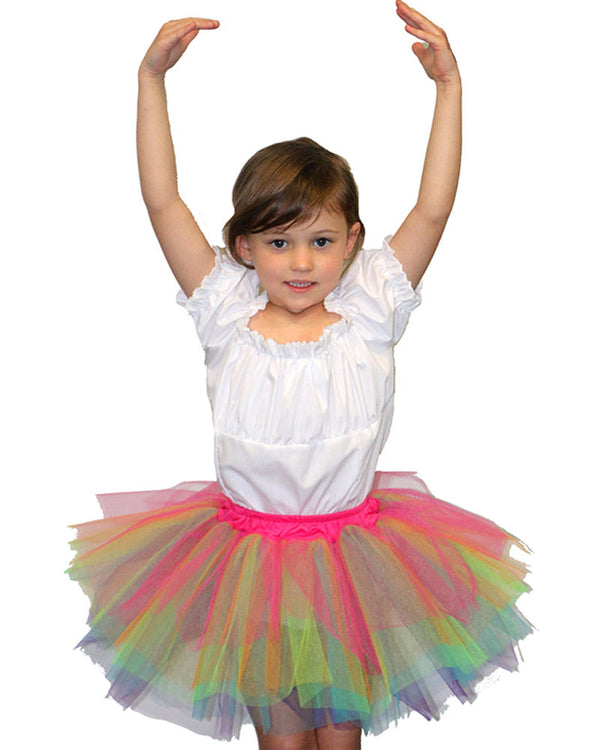 Rainbow Tulle Girls Tutu