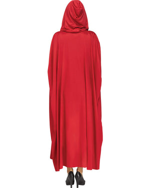 Red Hooded Adult Cape