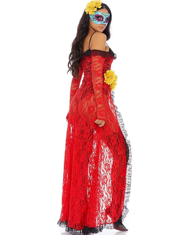 Reina De Muerte Womens Costume