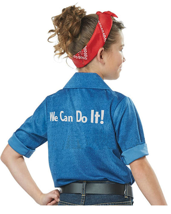 Rosie the Riveter Girls Costume