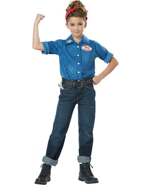 Rosie the Riveter Girls Costume