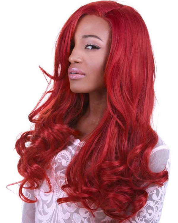 Peek A Boo Henna Red Premium Lace Front Wig