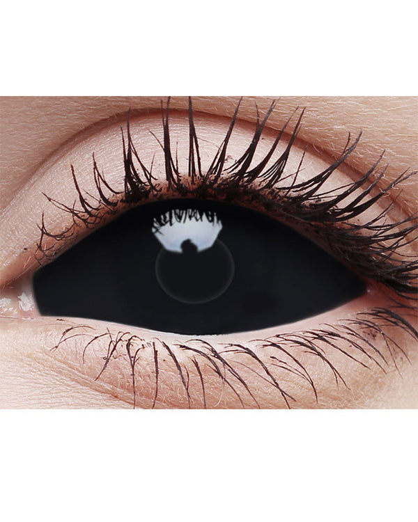 Platinum Sclera Sabretooth 22mm Black Contact Lenses