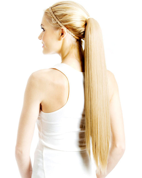 Sandy Blonde Wrap Around 60cm Deluxe Ponytail