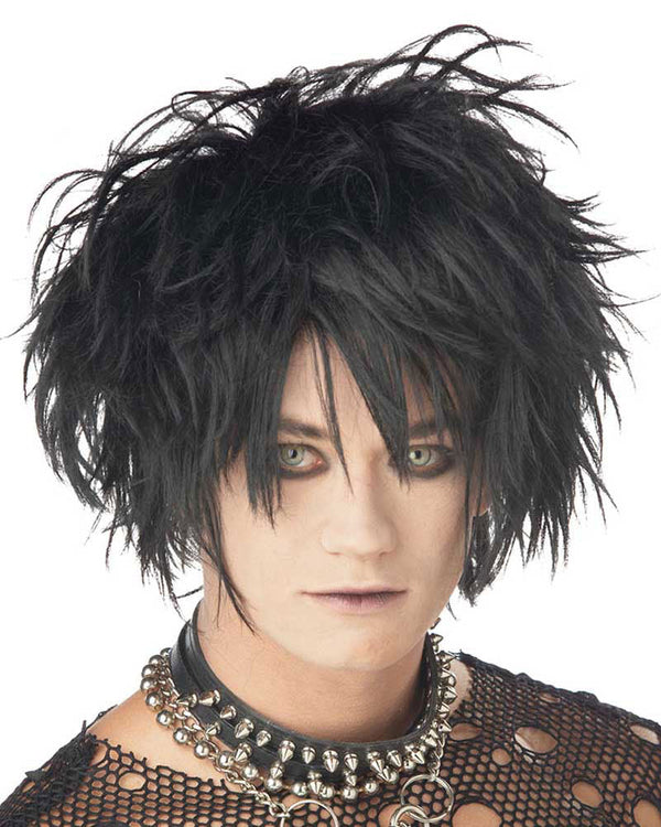 Scissorhand Fiend Mens Black Wig