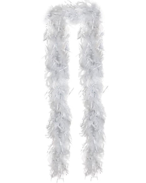 Silver Feather Boa