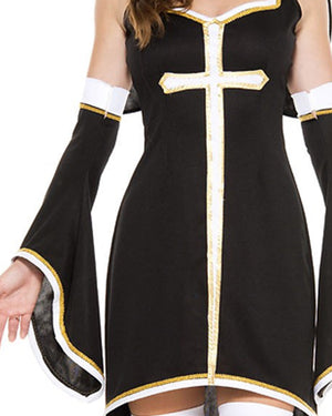 Sinfully Hot Nun Womens Costume