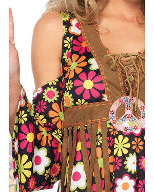 60s Starflower Hippie Womens Costume