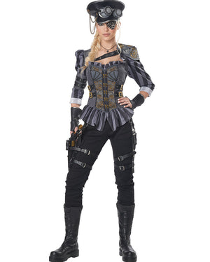 Steampunk Captain Womens Costume