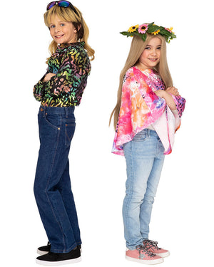 60s Flower Child Kids Costume Kit