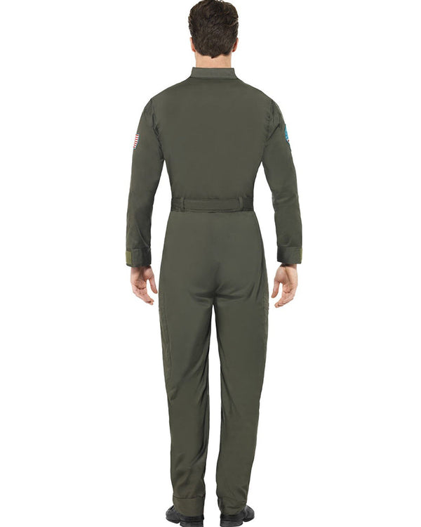 Top Gun Jumpsuit Deluxe Mens Costume