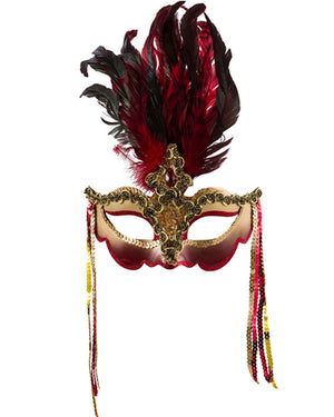 Venetian Luxury Feather Eye Mask