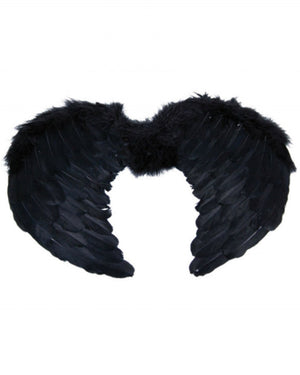 Black Feather Small Angel Wings