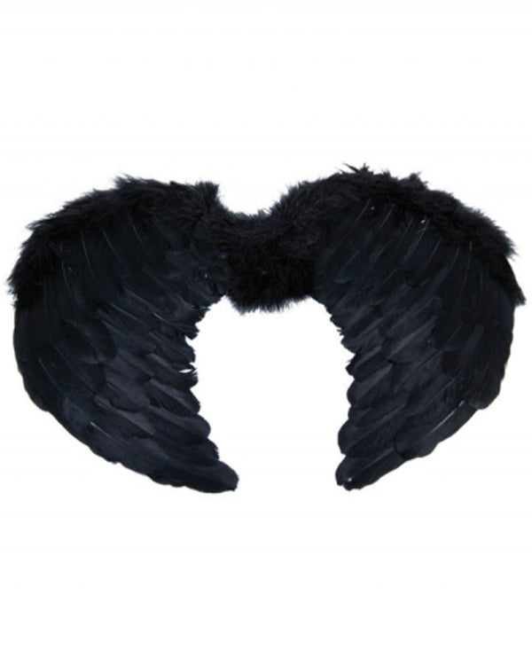Black Feather Small Angel Wings