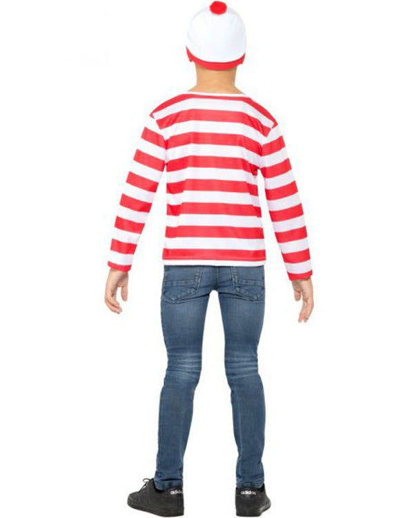 Wheres Wally Kids Top Glasses and Hat Kit