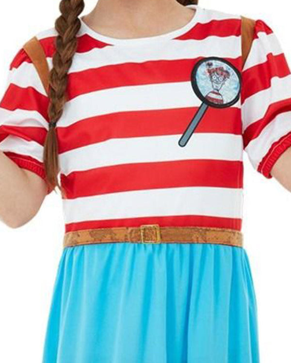 Wheres Wally Wenda Deluxe Girls Costume