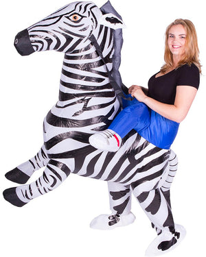 Zebra Inflatable Adult Costume
