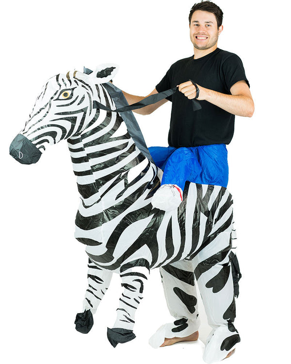 Zebra Inflatable Adult Costume
