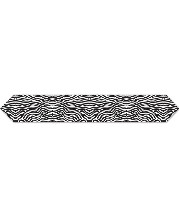 Zebra Print Table Runner