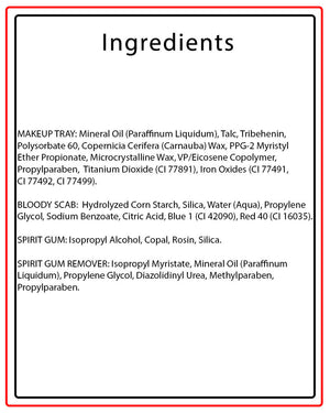 Zipper Face Makeup Kit