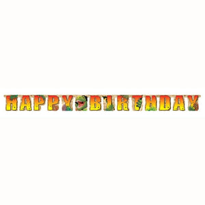 Dinosaur Joint Birthday Party Banner