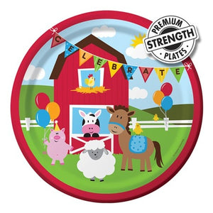 Farmhouse Fun 22cm Plates Pack of 8