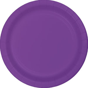 Amethyst Purple Banquet Plates Paper 26cm Pack of 24