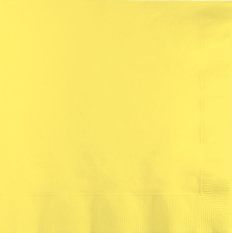 Mimosa Yellow Lunch Napkins Pack of 50