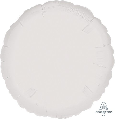45cm Standard Circle HX Metallic White S15