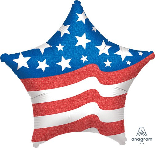 45cm Standard XL Patriotic Star S40
