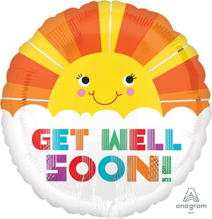 45cm Standard HX Get Well Soon Smiley Sunshine S40