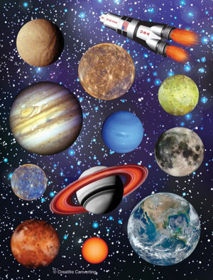 Space Blast Sticker Sets Pack of 4