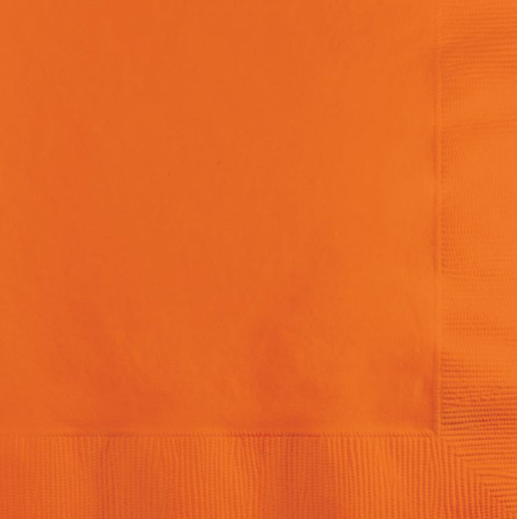 Sunkissed Orange Beverage Napkins Pack of 50