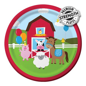 Farmhouse Fun 18cm Party Plates Pack of 8