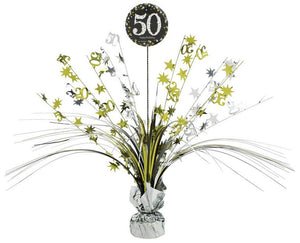 50th Sparkling Celebration Spray Centrepiece