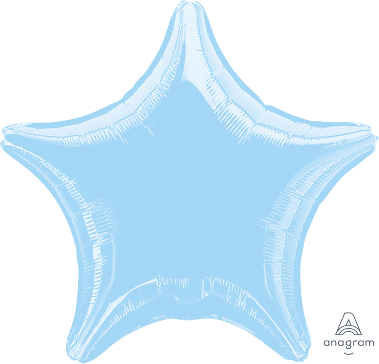 45cm Standard Star XL Metallic Pearl Pastel Blue S15