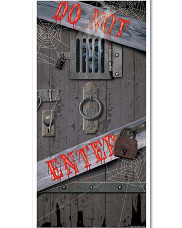 Do Not Enter Halloween Door Cover 1.5m