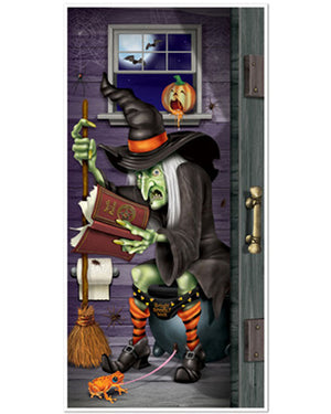 Witch Bathroom Door Cover 1.5m