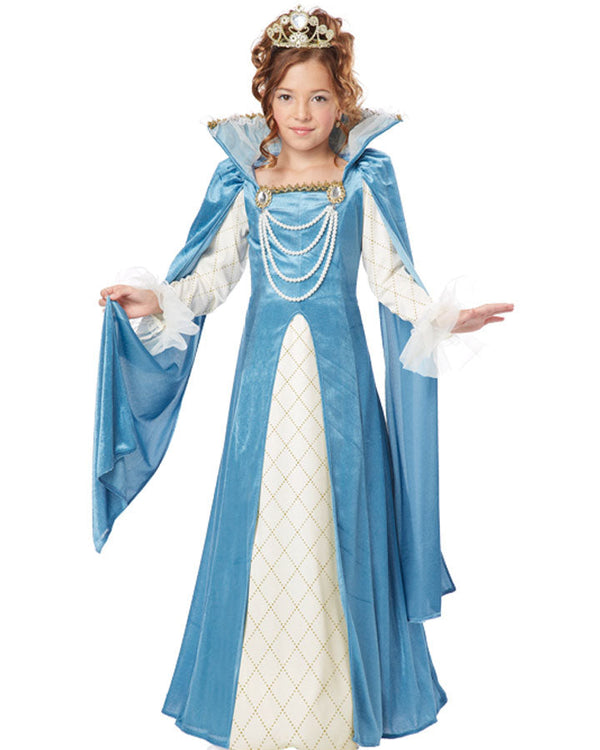 Renaissance Century Queen Girls Costume