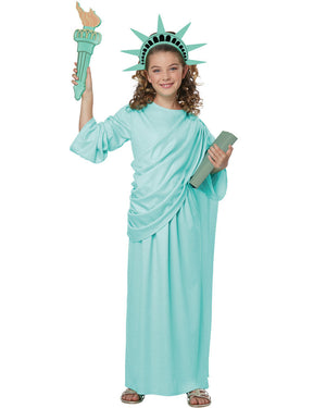 Statue of Liberty Girls Costume