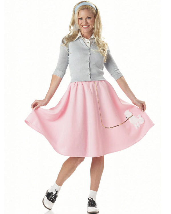 50s Poodle Womens Skirt