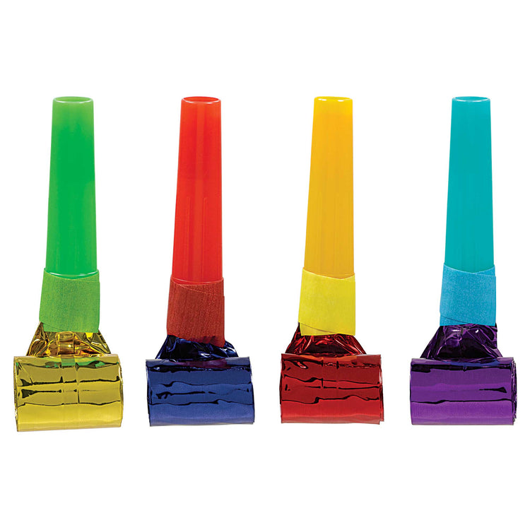 Party Blowouts Rainbow Colours Pack of 8