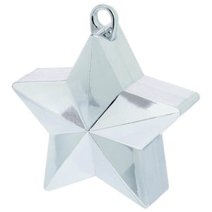 Star Balloon Weight - Silver