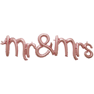 CI: Script Phrases Mr & Mrs Rose Gold G50