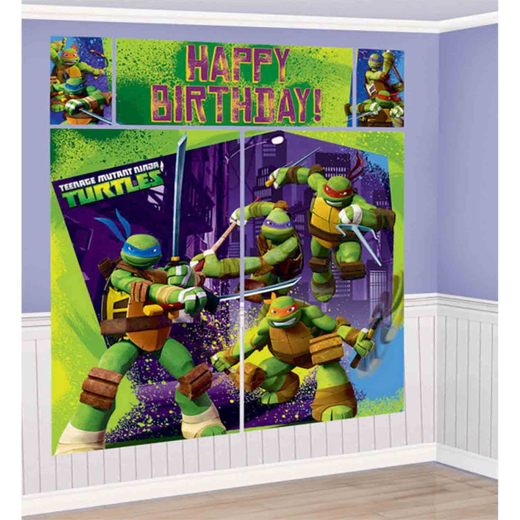 Teenage Mutant Ninja Turtles Scene Setter Pack of 5